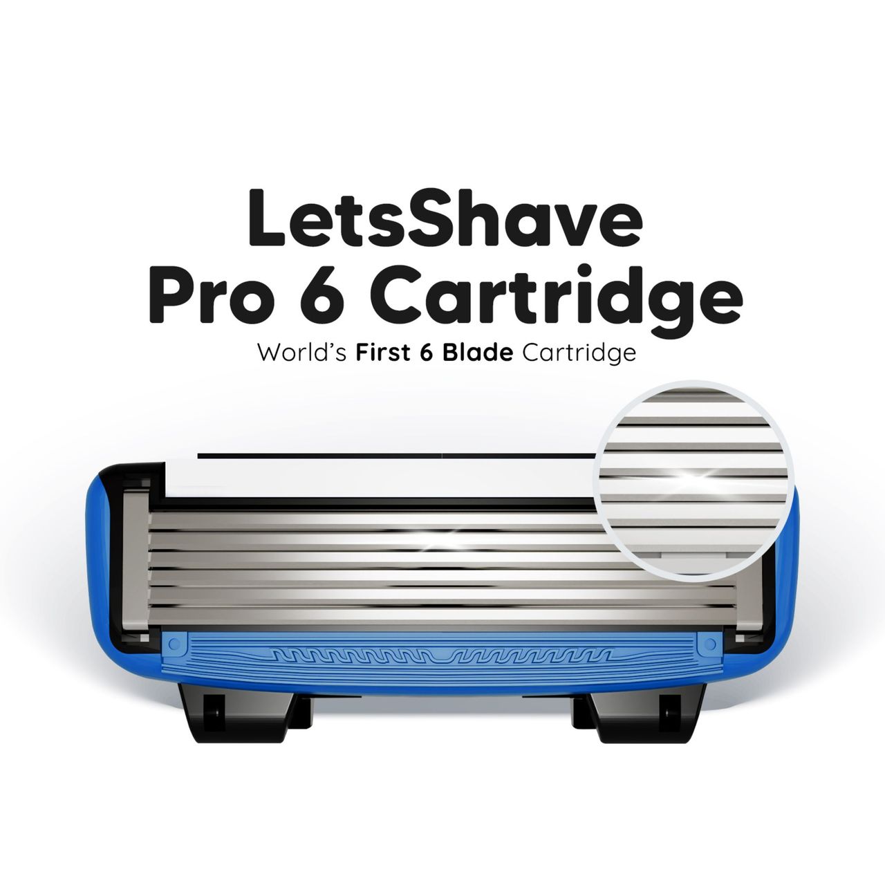Letsshave Pro 6 Shaving Razor Blades | World'S First 6 Blade Razor For Men