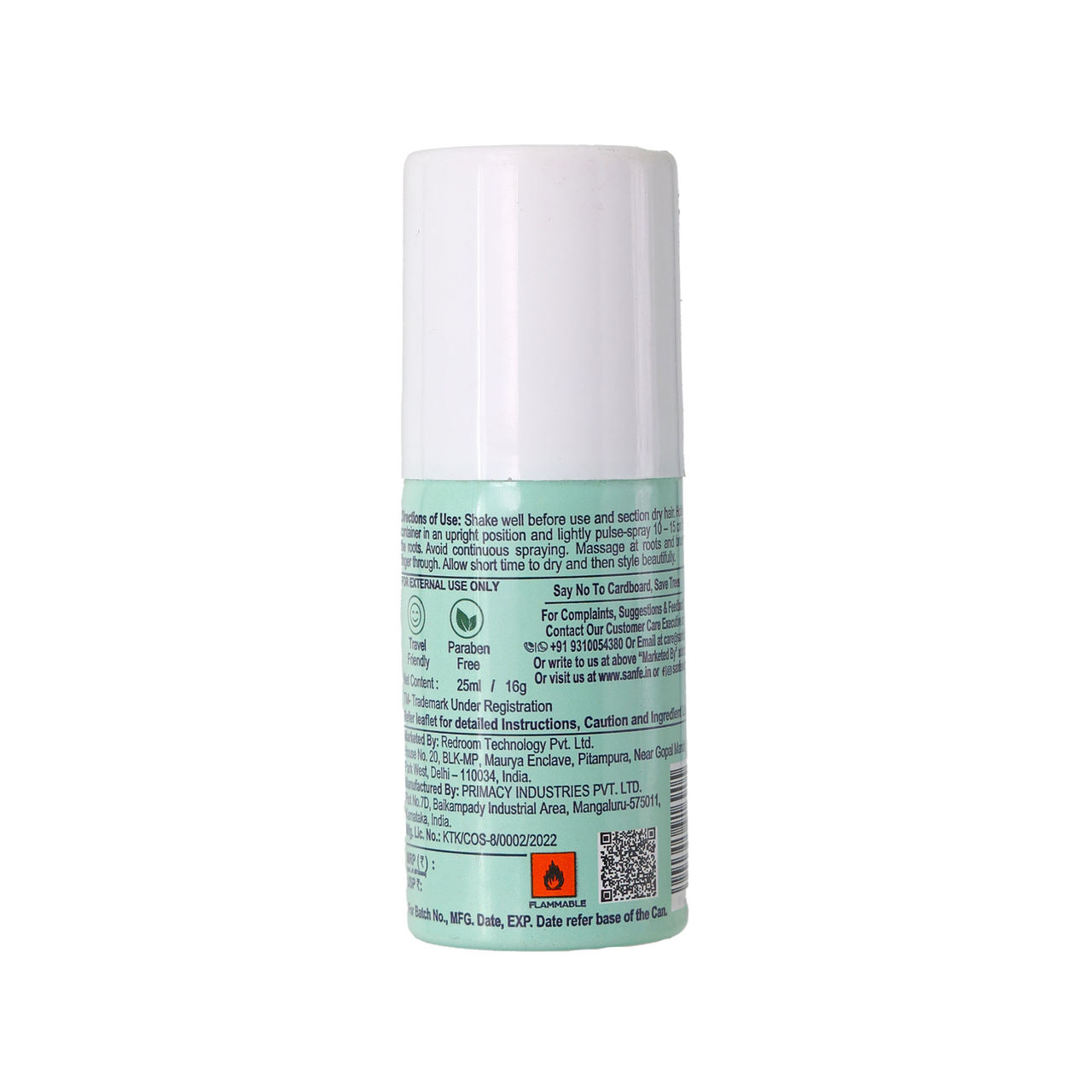 Sanfe Hair Volumizing Dry Shampoo Instantly Refreshes & Add Volume