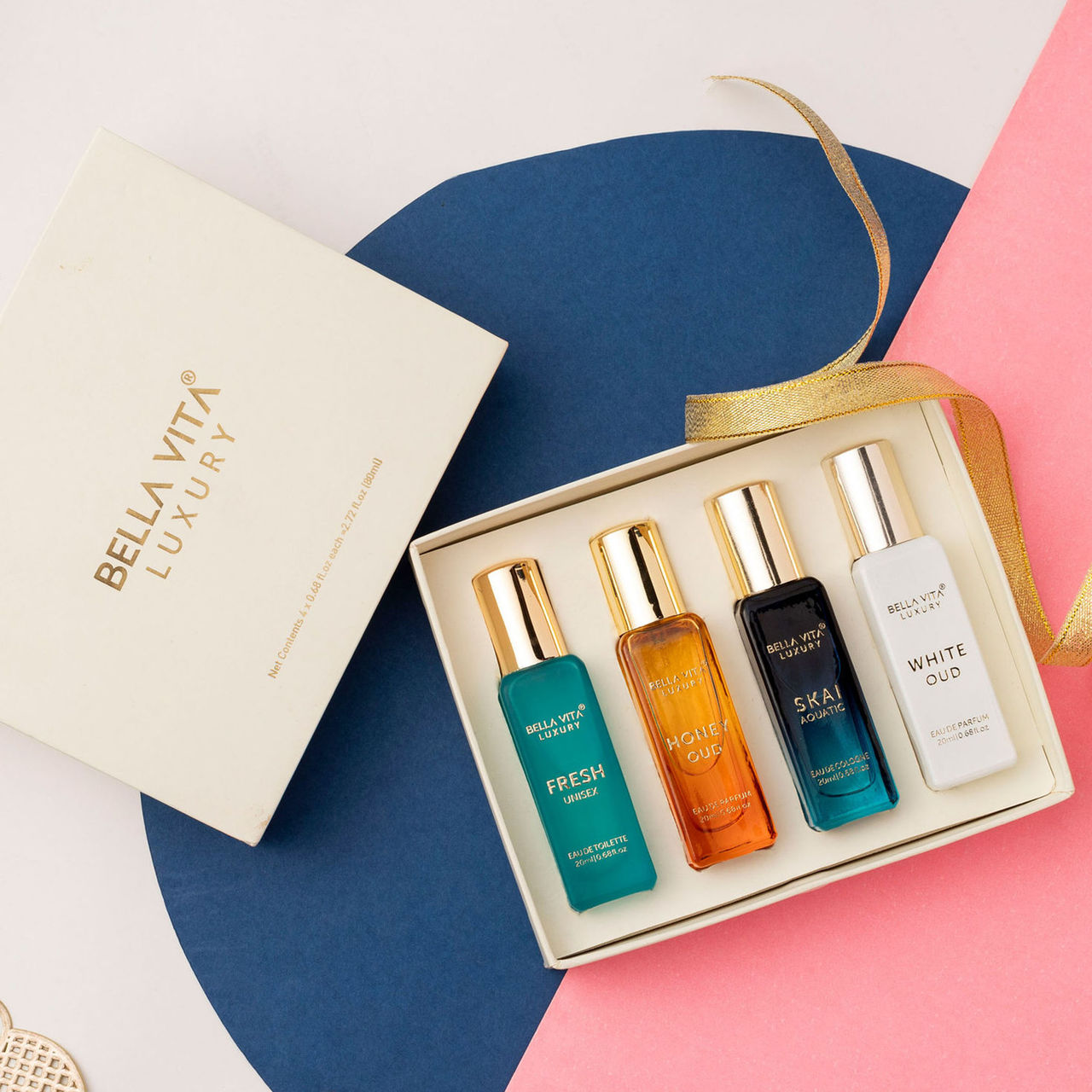 Bella Vita Organic Unisex Luxury Perfume Gift Set 80 ml X 2 Combo