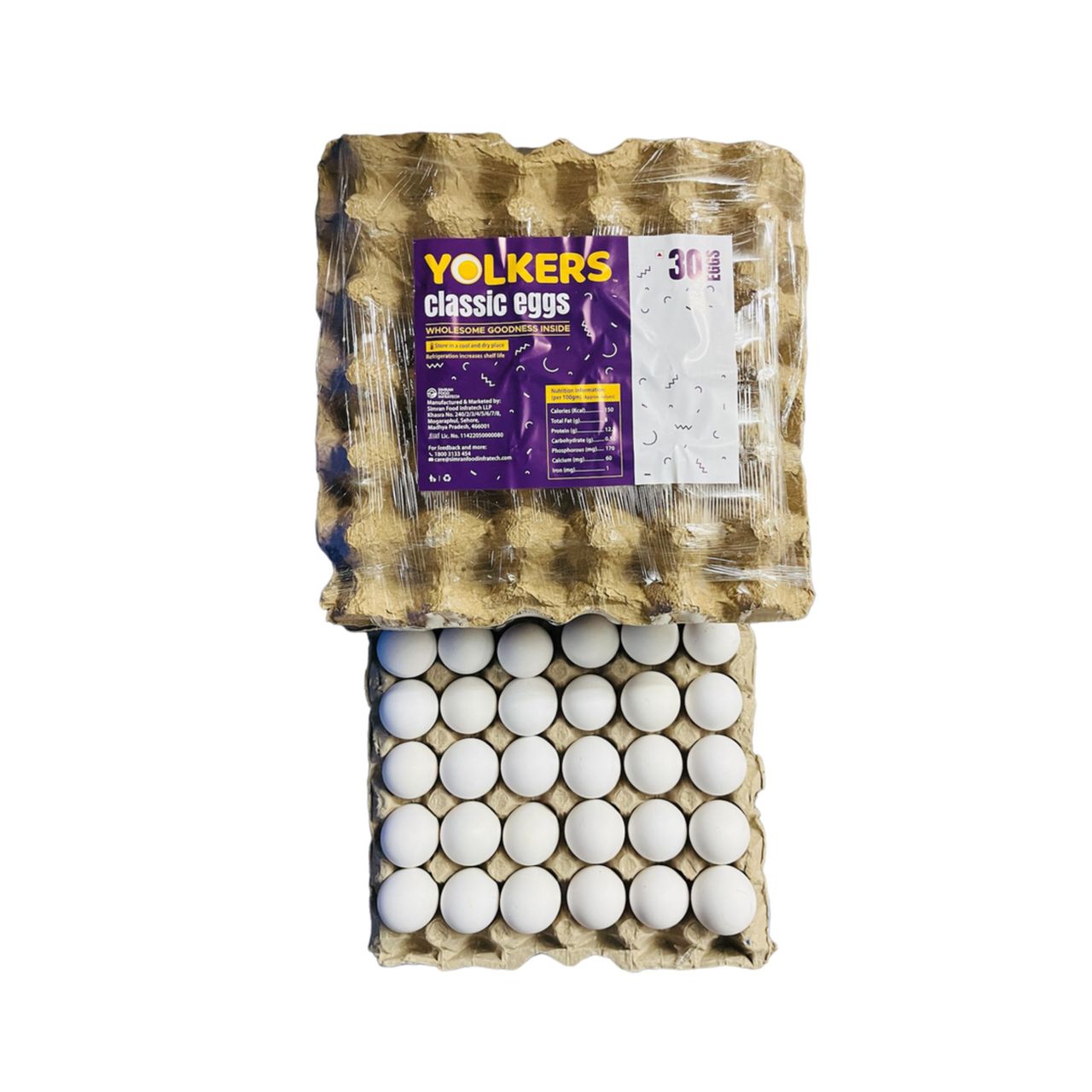 Yolkers White Eggs