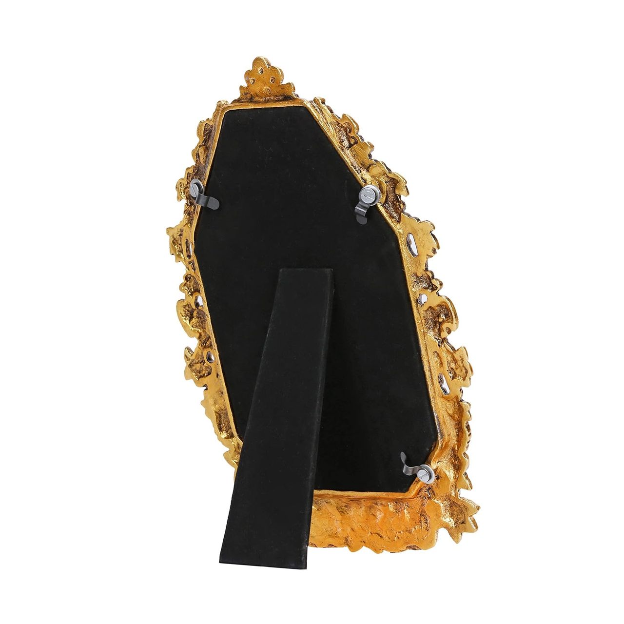Devnidhii Photo Frame Gold Polish Oval Shape
