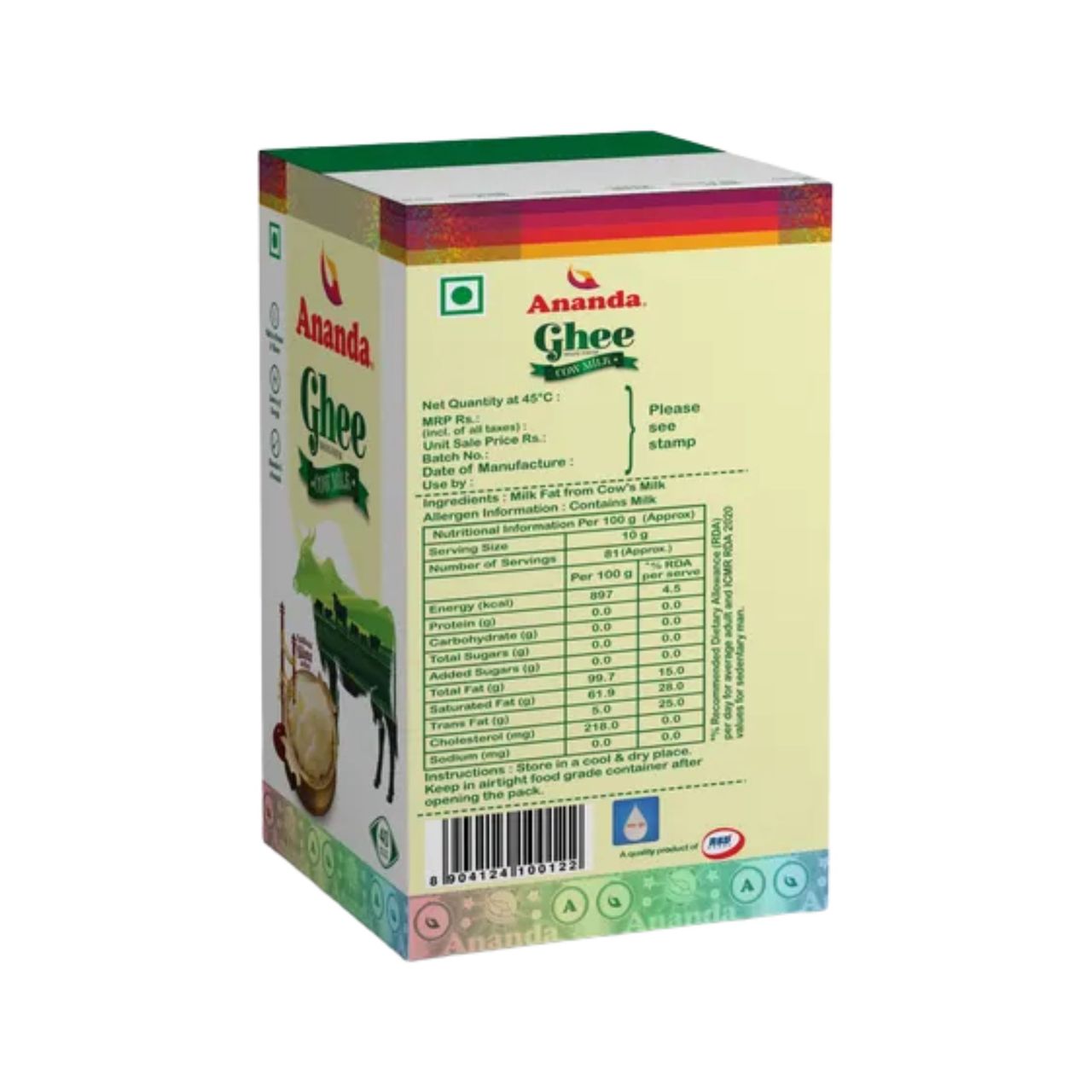 Ananda Cow Ghee | Made With Bilona