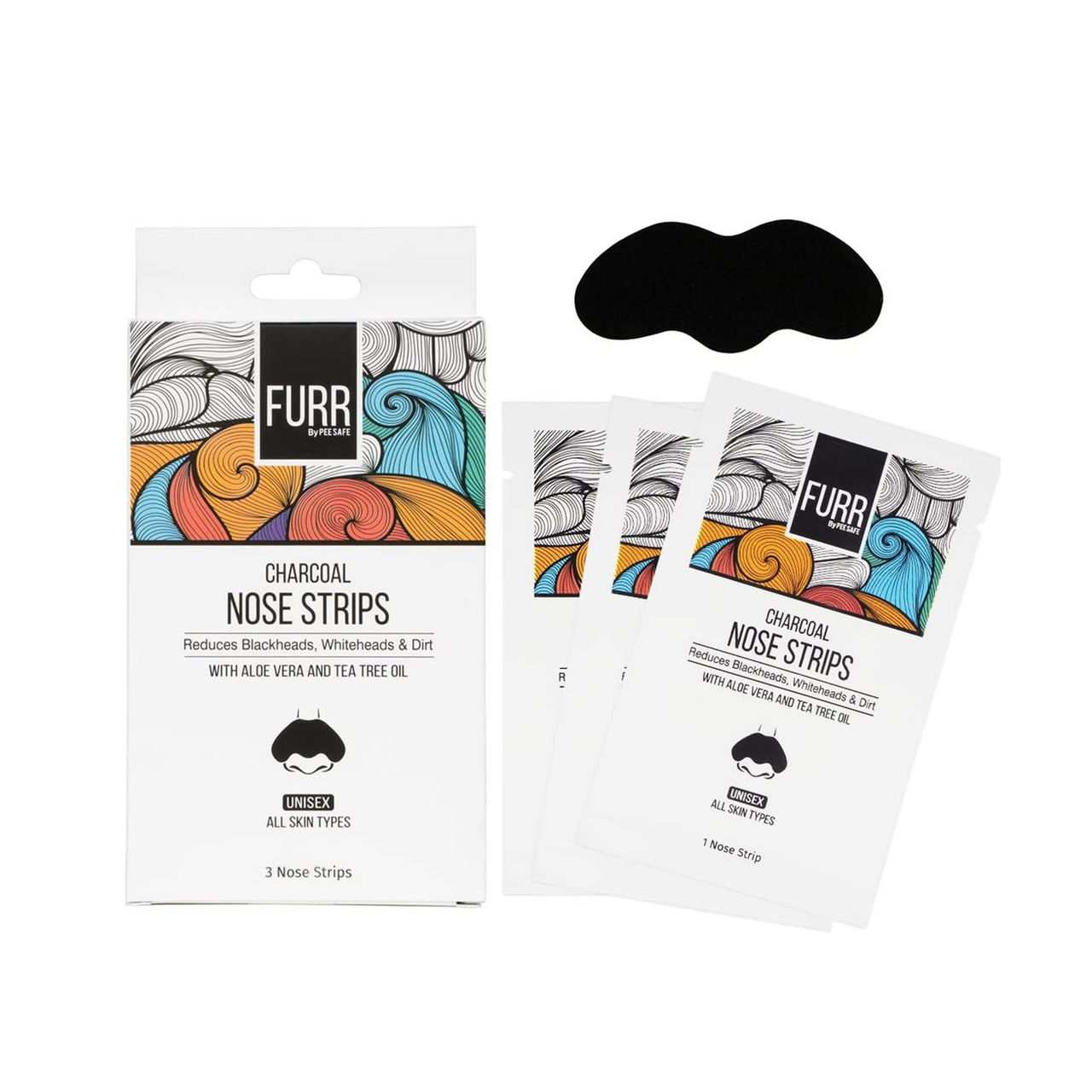 Furr By Pee Safe Charcoal Nose Strips