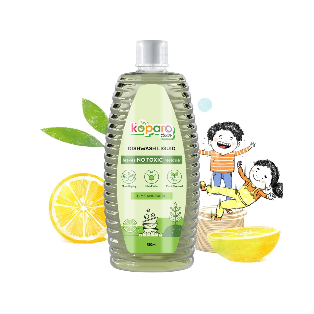 Koparo Clean Natural Tough Grease Removal Dishwash Liquid