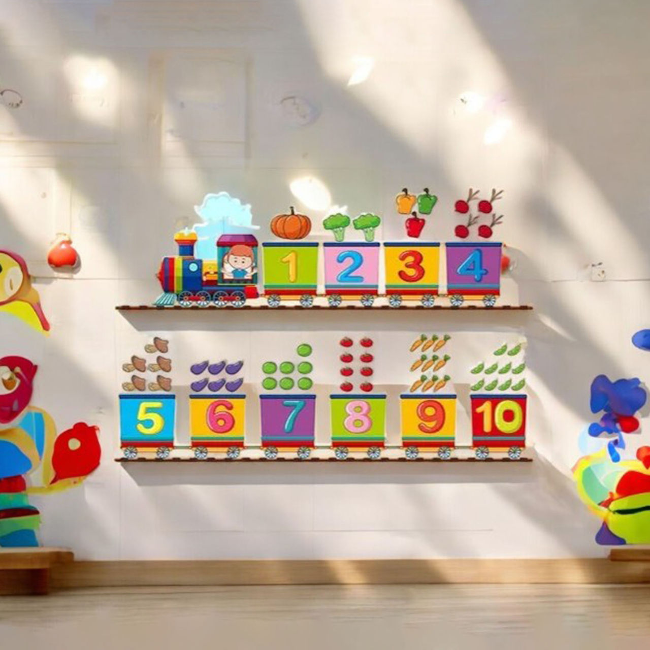 Wollzo 100 cm Numbers Removable Sticker