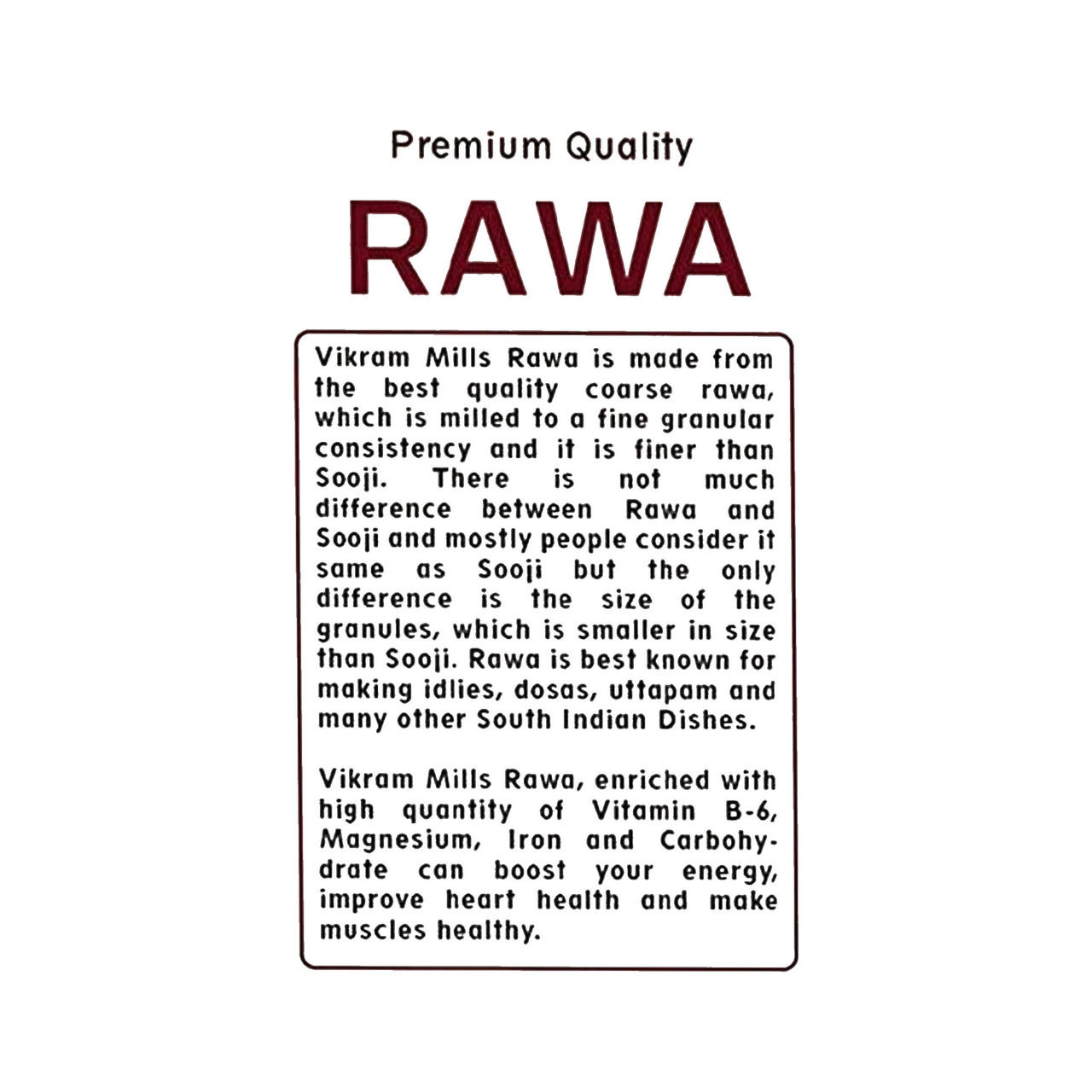 Vikram Mills Rawa