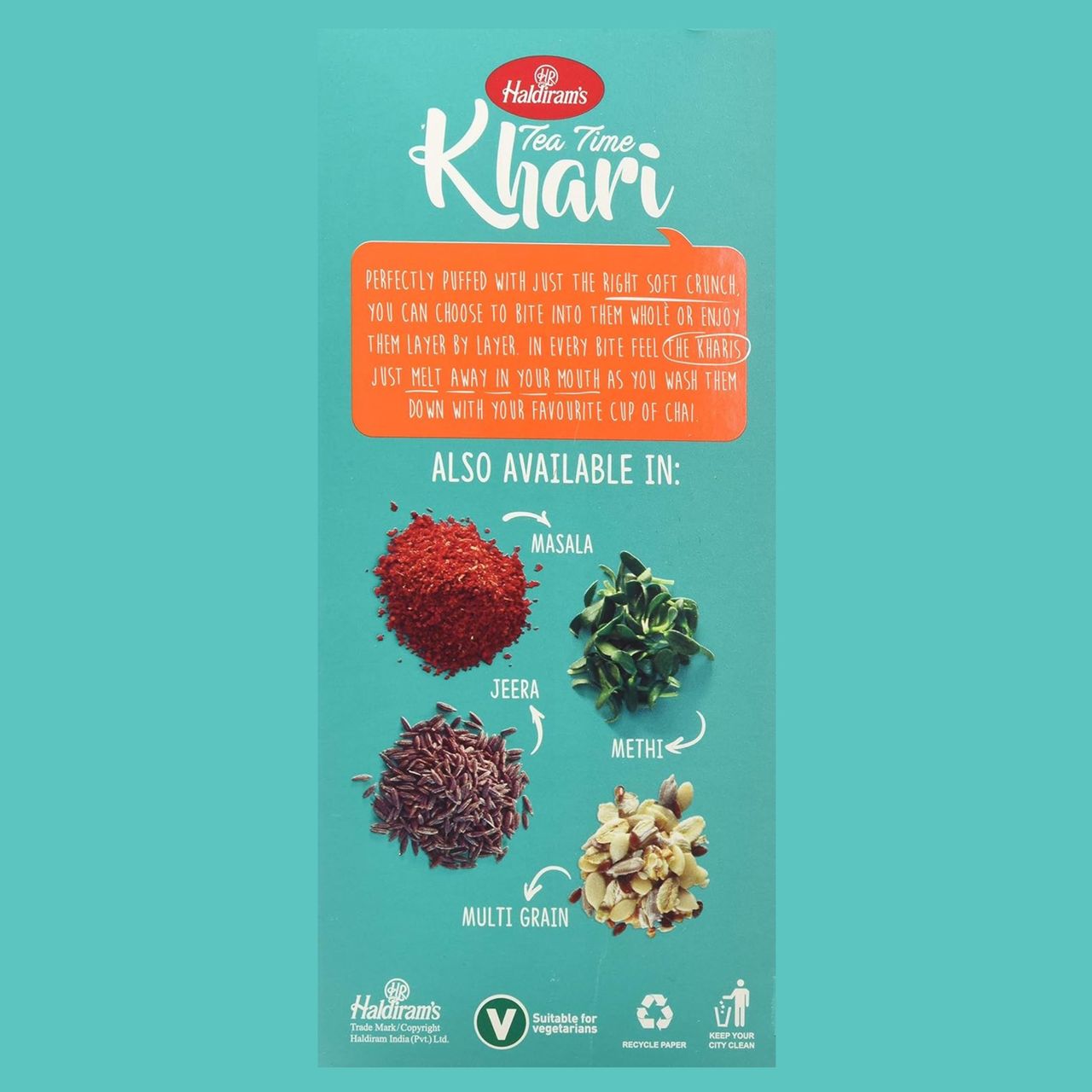 Haldiram's Salty Khari Plain Puff | Trans Fat-free