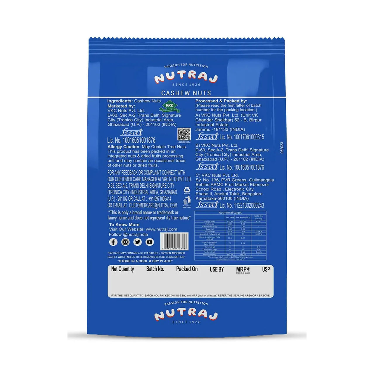 Nutraj Cashew/Kaju