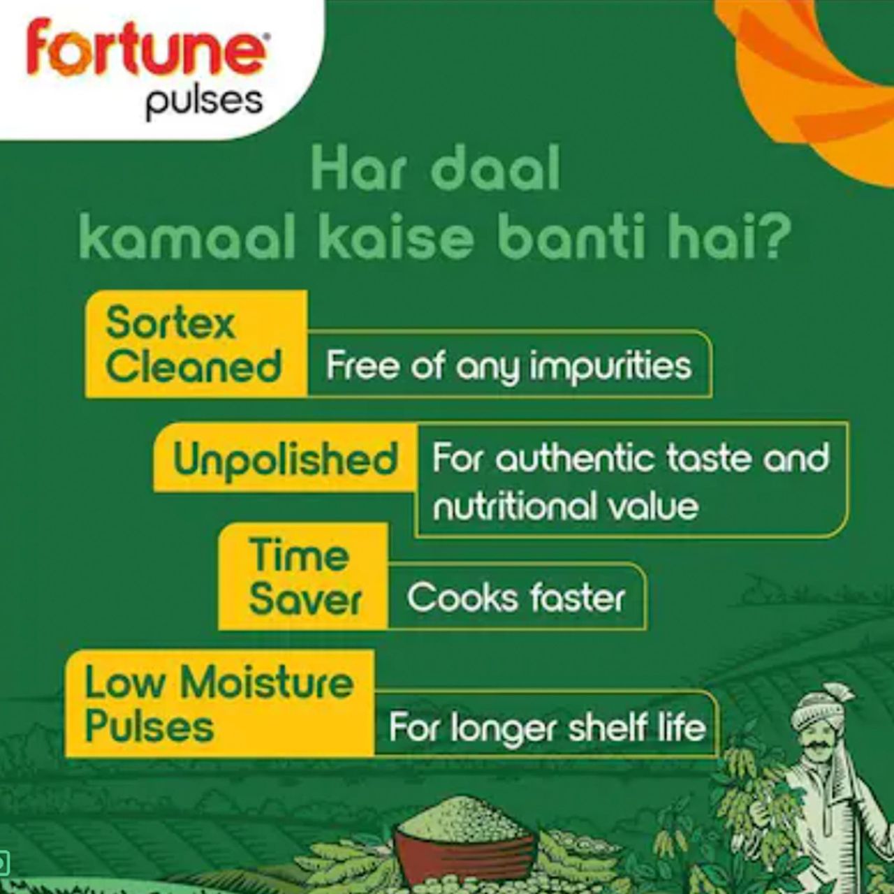 Fortune Unpolished Rajma Chitra