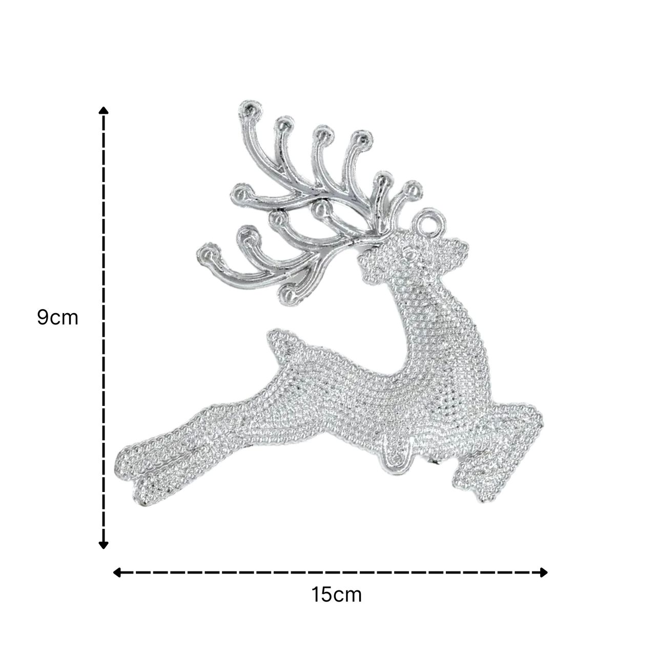 Gullak 4 pcs Metallic Reindeer