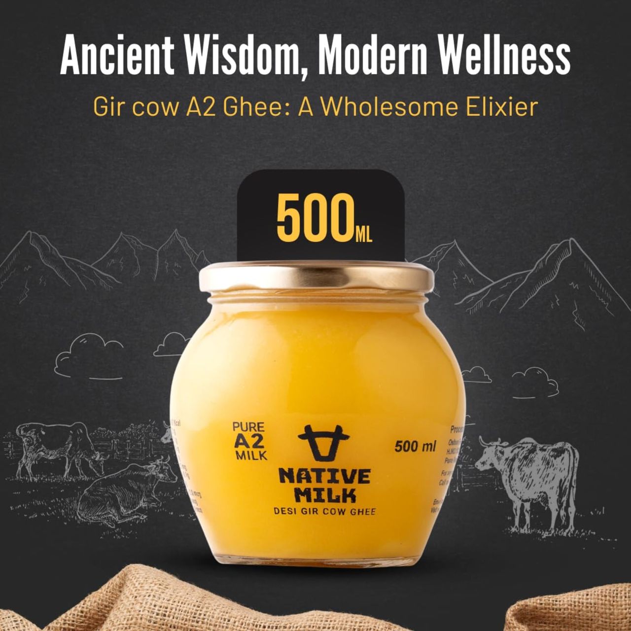 Native A2 Desi Gir Cow Ghee