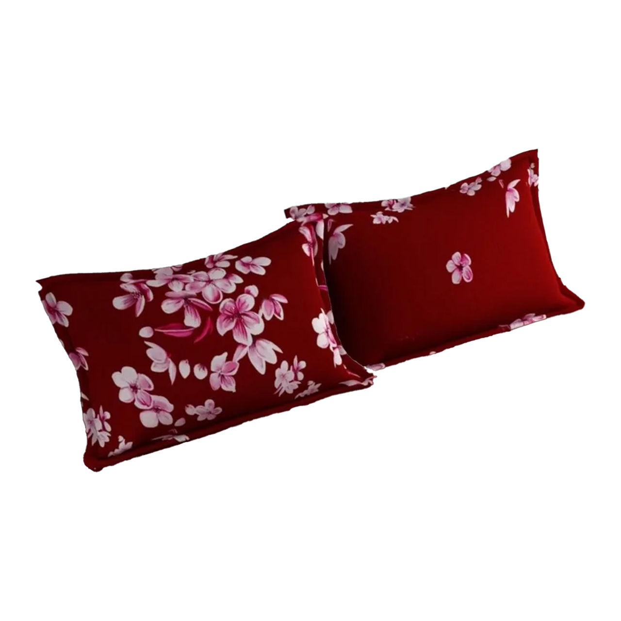 CG HOMES Fitted Elastic Double Bedsheet With Two Pillow Covers | Design Fitted Db683