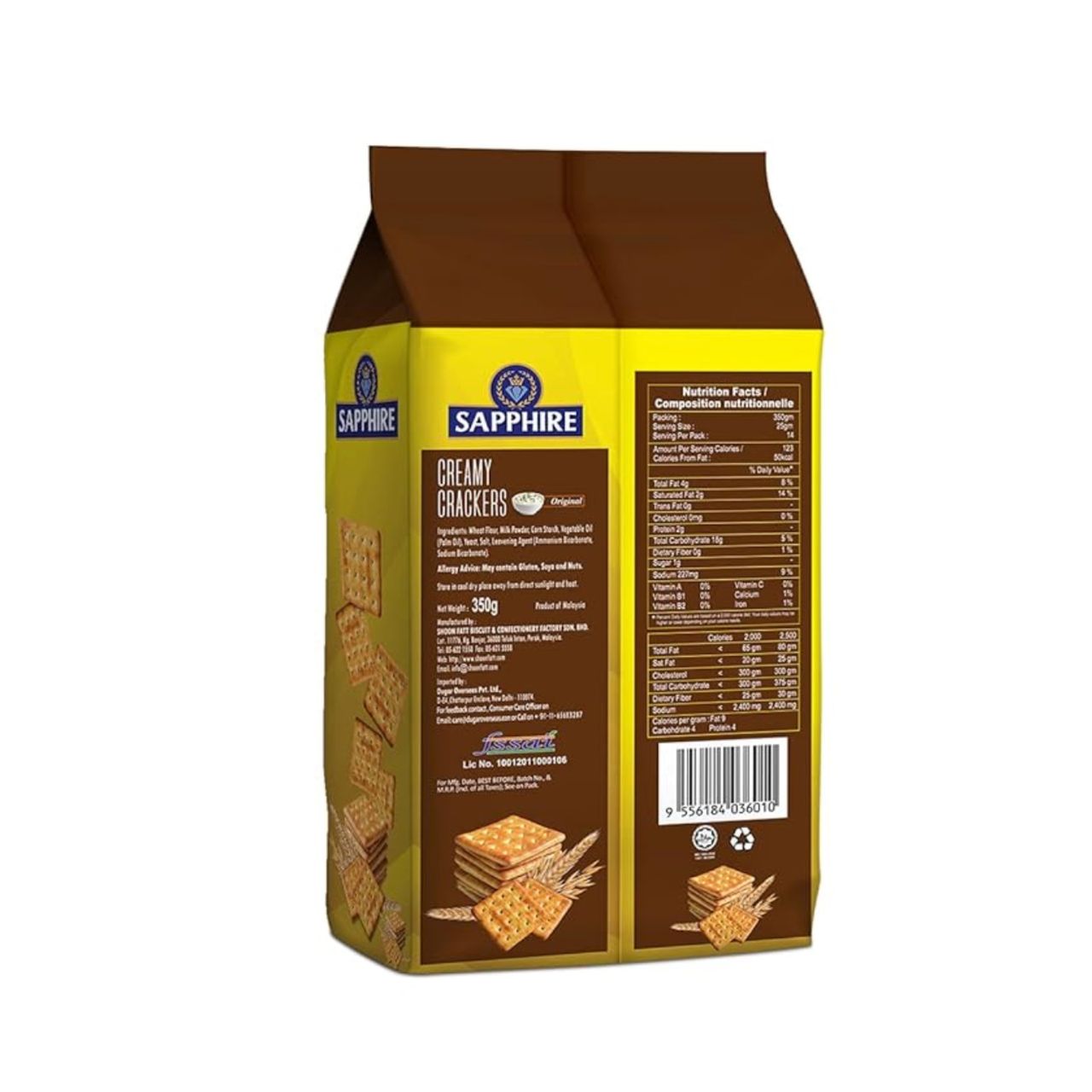 Sapphire Creamy Cracker 350 g Combo