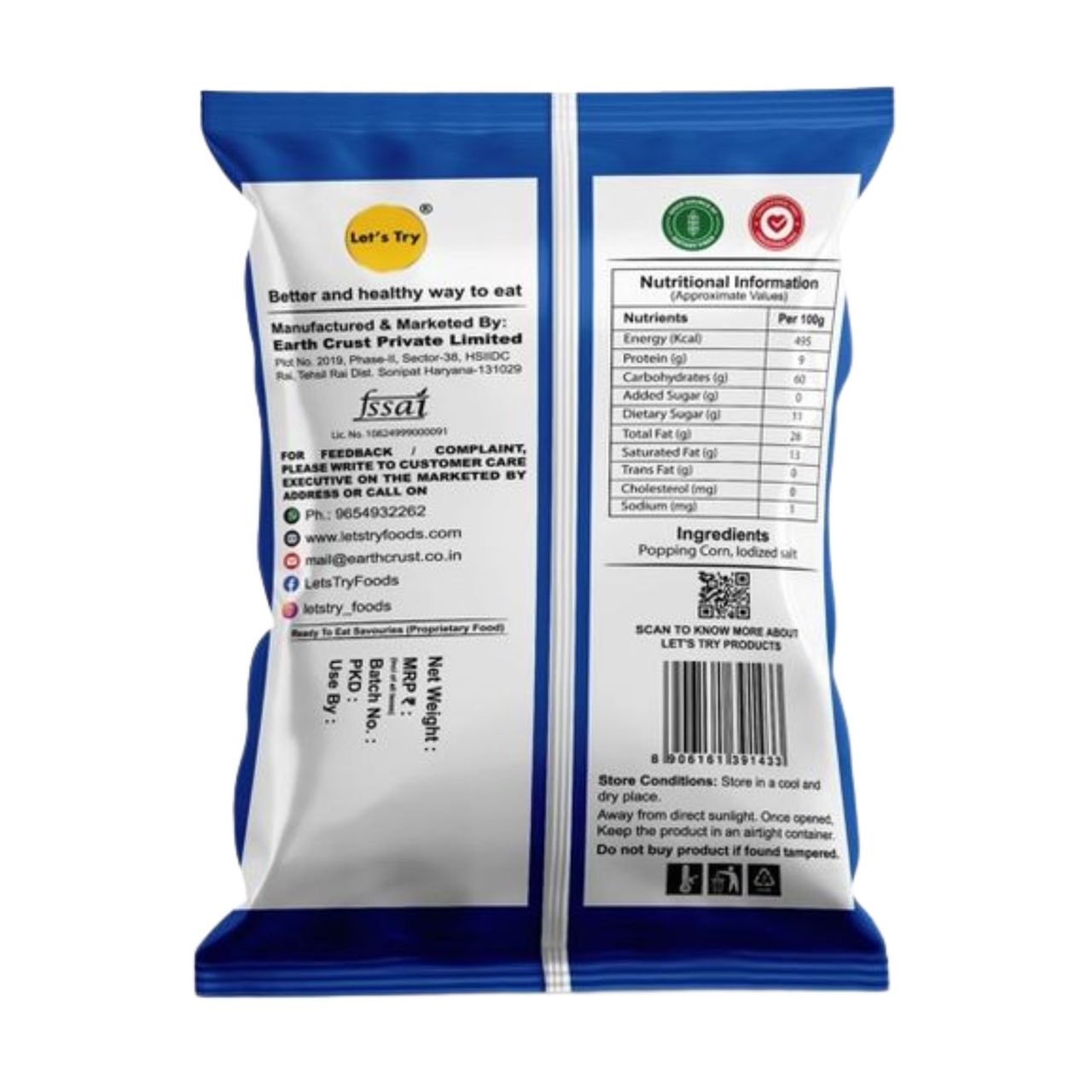 Let'S Try Salted Popcorn