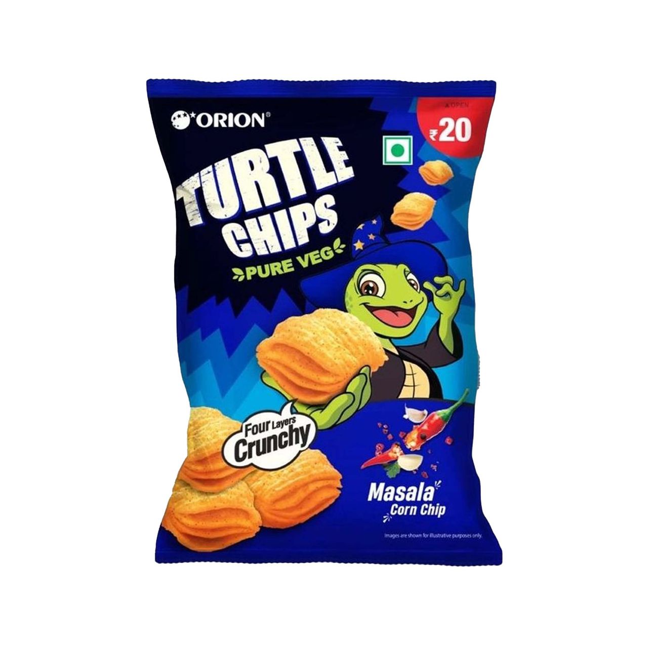 Orion Turtle Chips - Masala Corn Chip