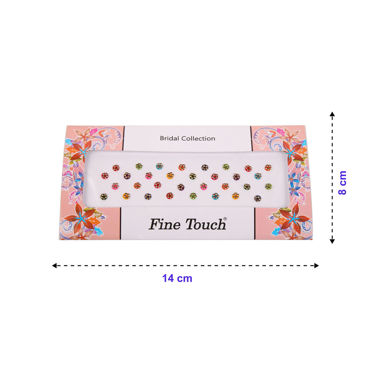 Fine Touch Stone Bindi - 3 mm | Silver