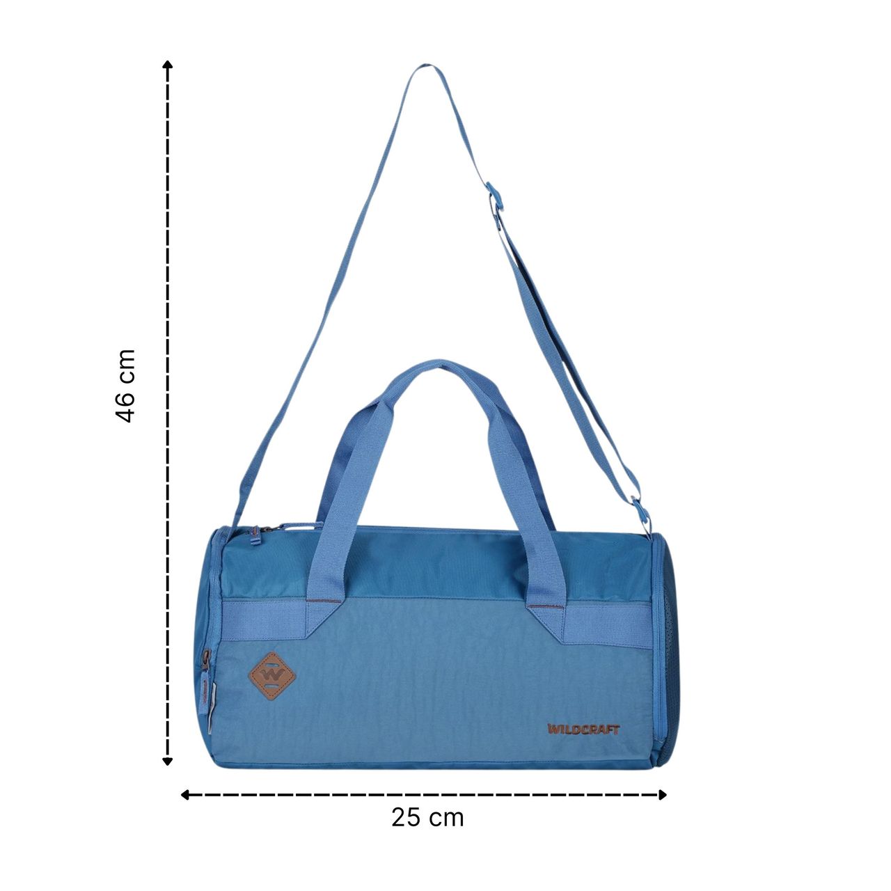 Wildcraft Unisex Polyester 23 L Gym Bag | Light Blue