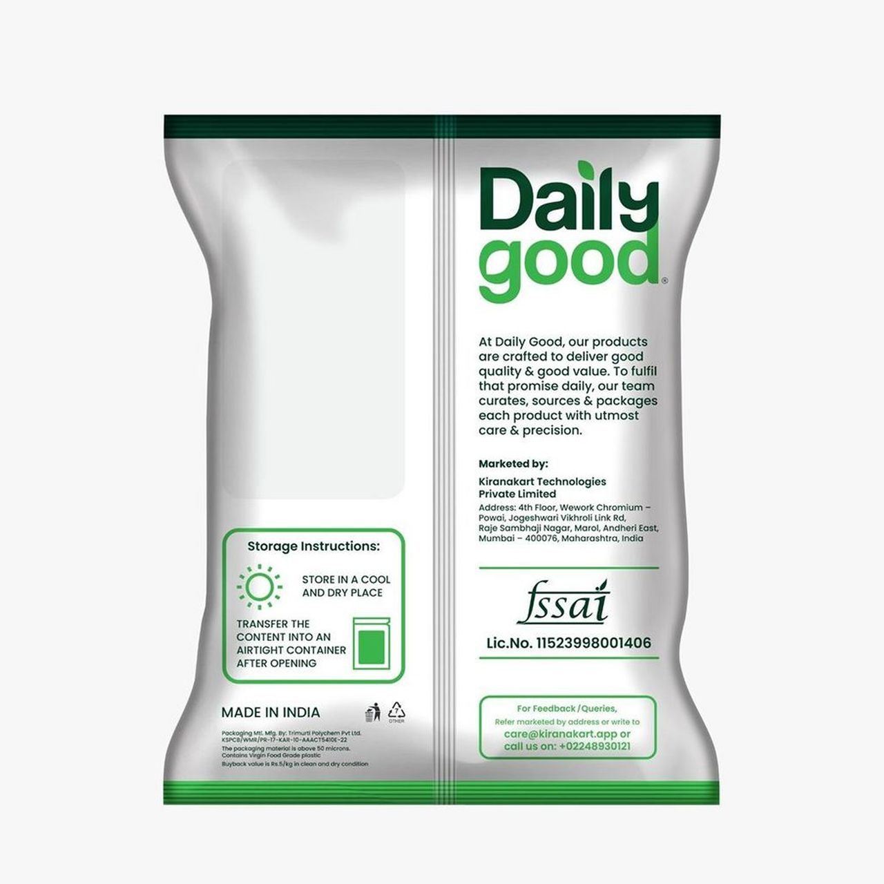 Daily Good Kuttu / Buckwheat Millet Flour 500 g Combo