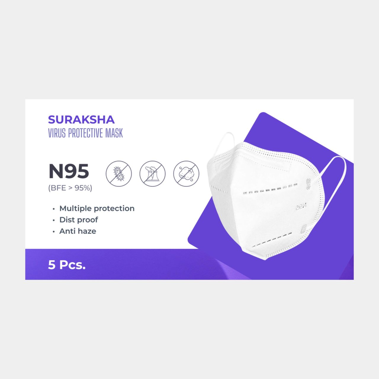 Suraksha Protective N95 Face Mask