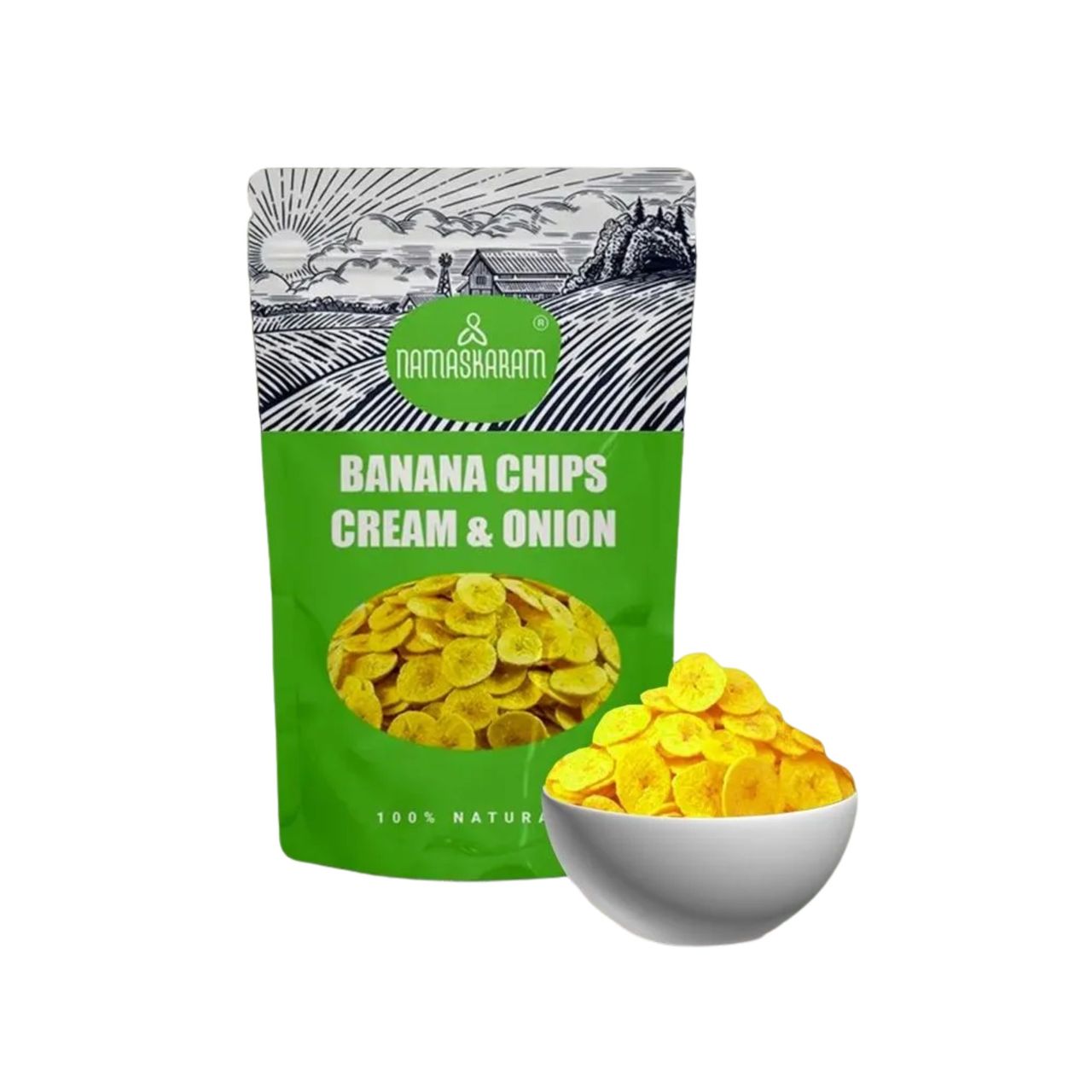 Namsakaram Banana Chips - Cream & Onion