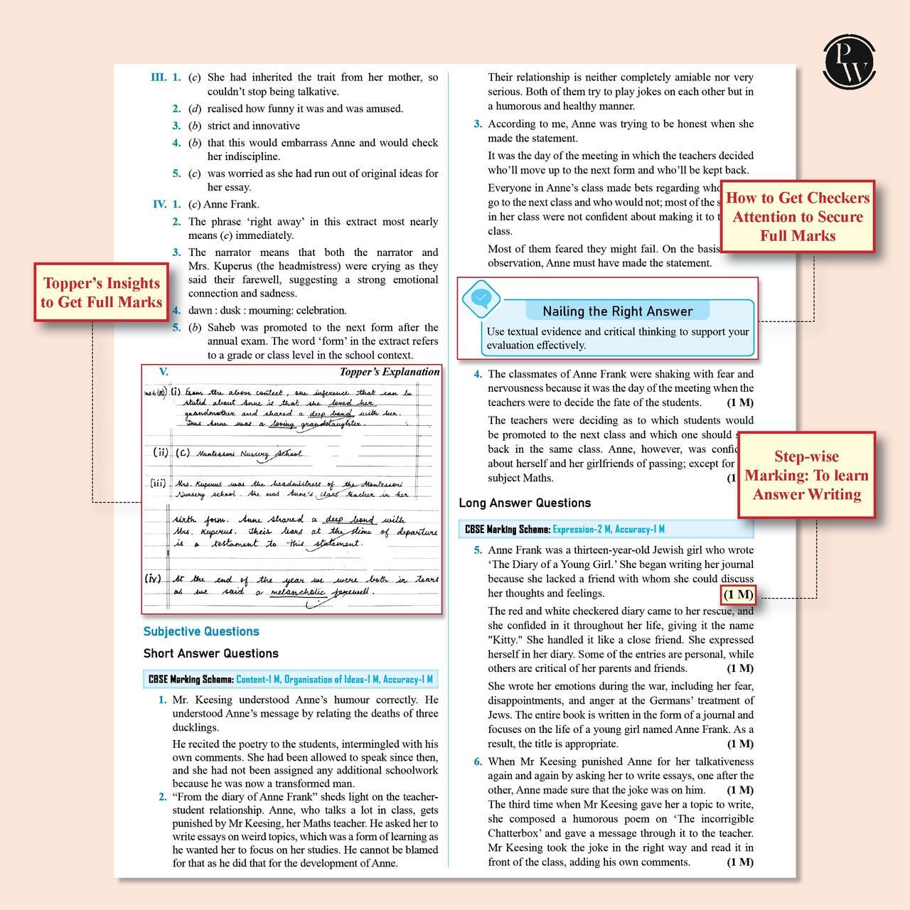 Physics Wallah CBSE Class 10 QCB English | Chapterwise 2026 Solved Questions | 50% CBQs