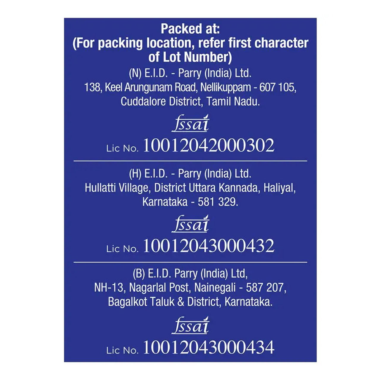 Parrys White Label Sugar 5 kg Combo