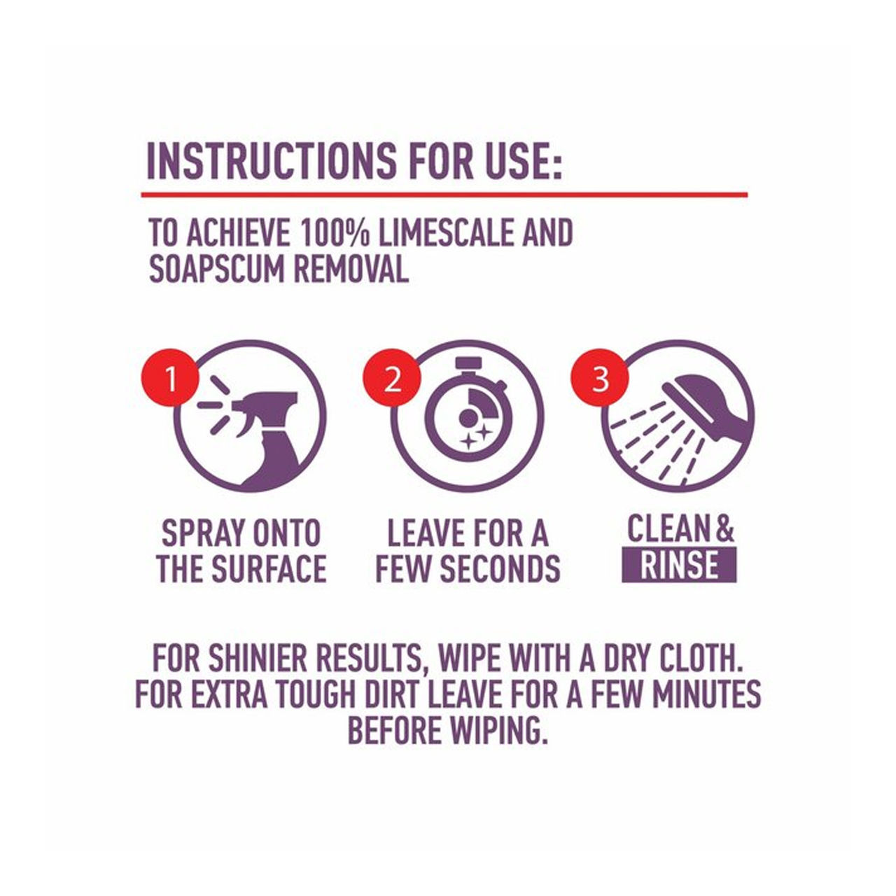 Cif Perfect Finish Limescale Removal Multipurpose Spray