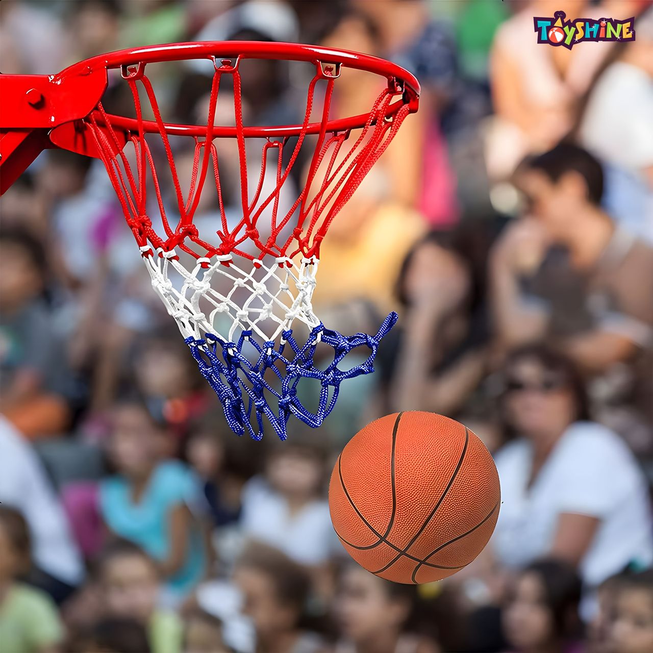 Toyshine Heavy Duty Basketball Stand | 58x47Cm with Net & No. 7 Ball - SSTP