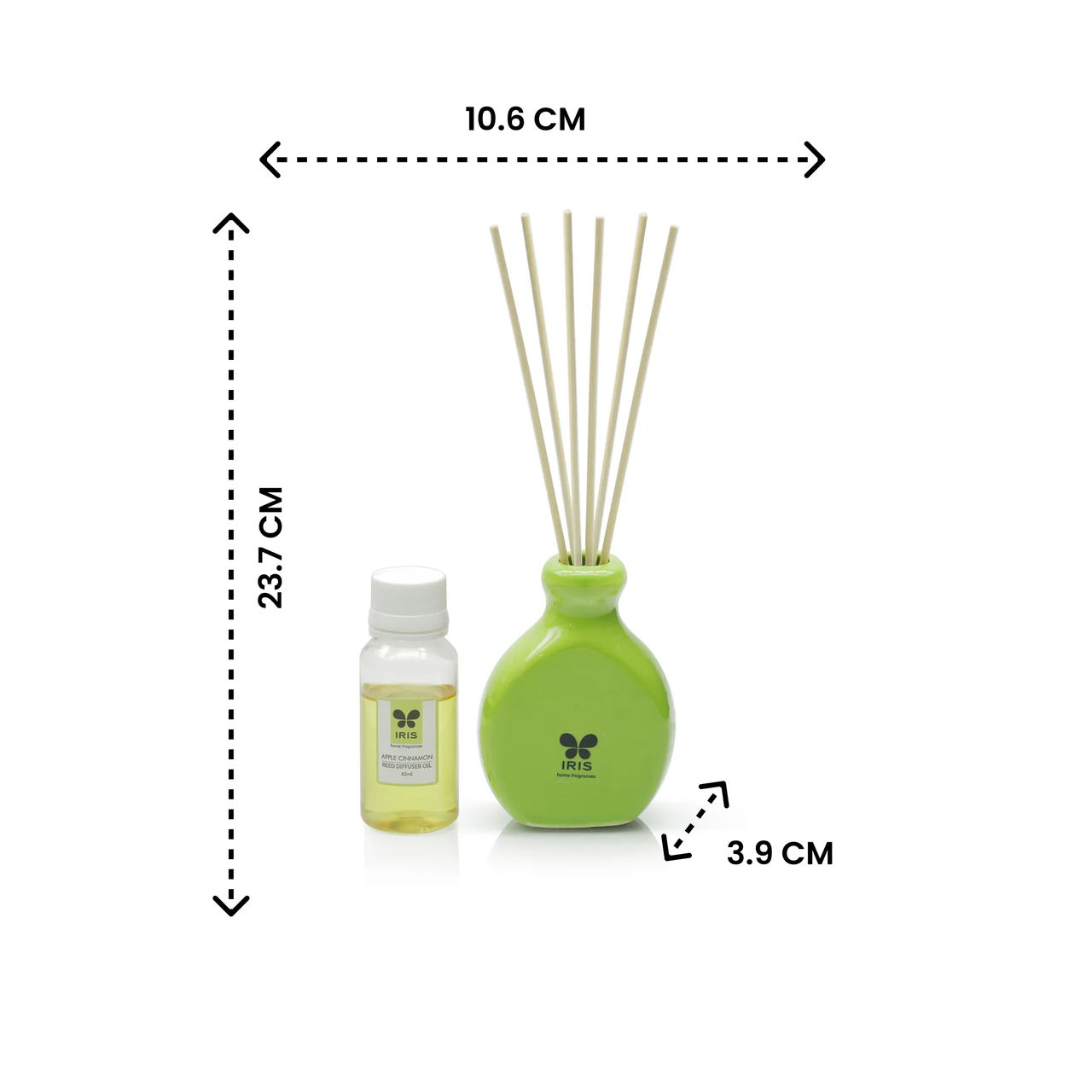 IRIS Lemon Grass Reed Diffuser Set| Rakhi Gift for Brother & Sister