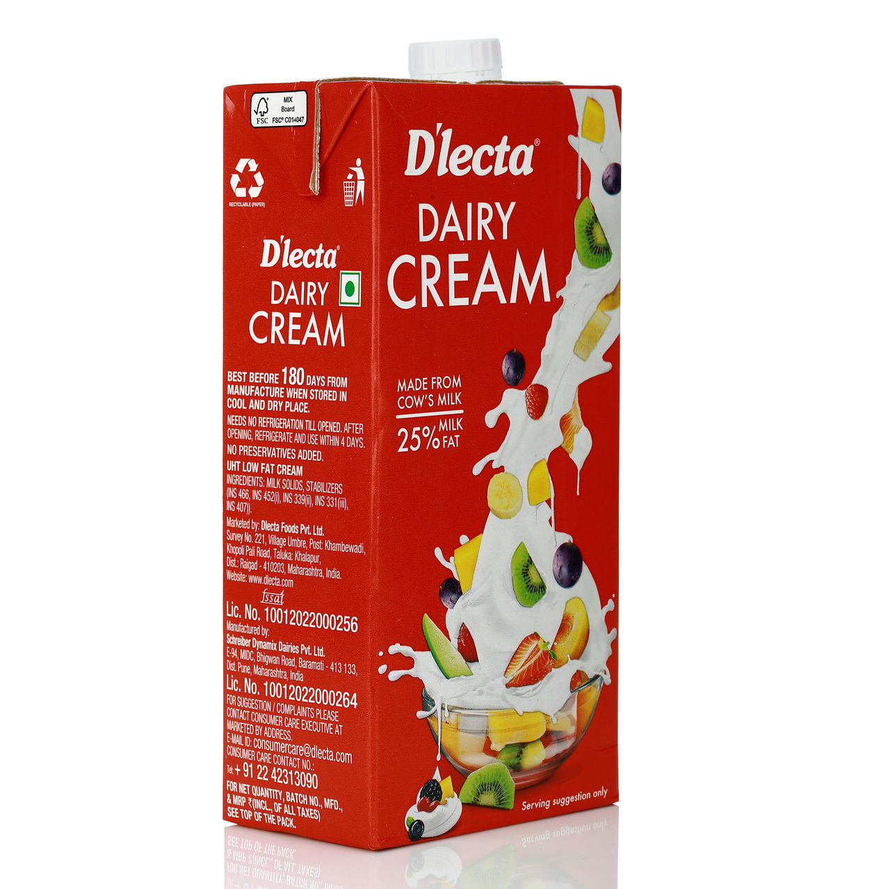 D'lecta Dairy Fresh Cream 200 ml Combo