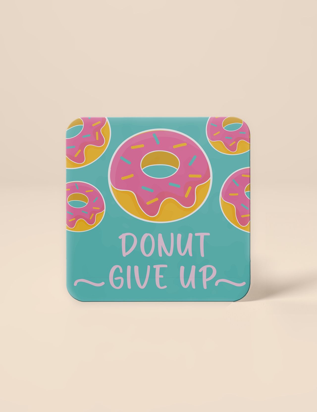 Mad Over Print Donut Worry - Table Decor for Office Desk, Home