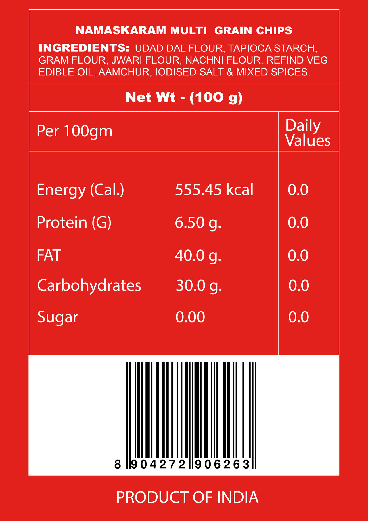Namaskaram Multigrain Chips