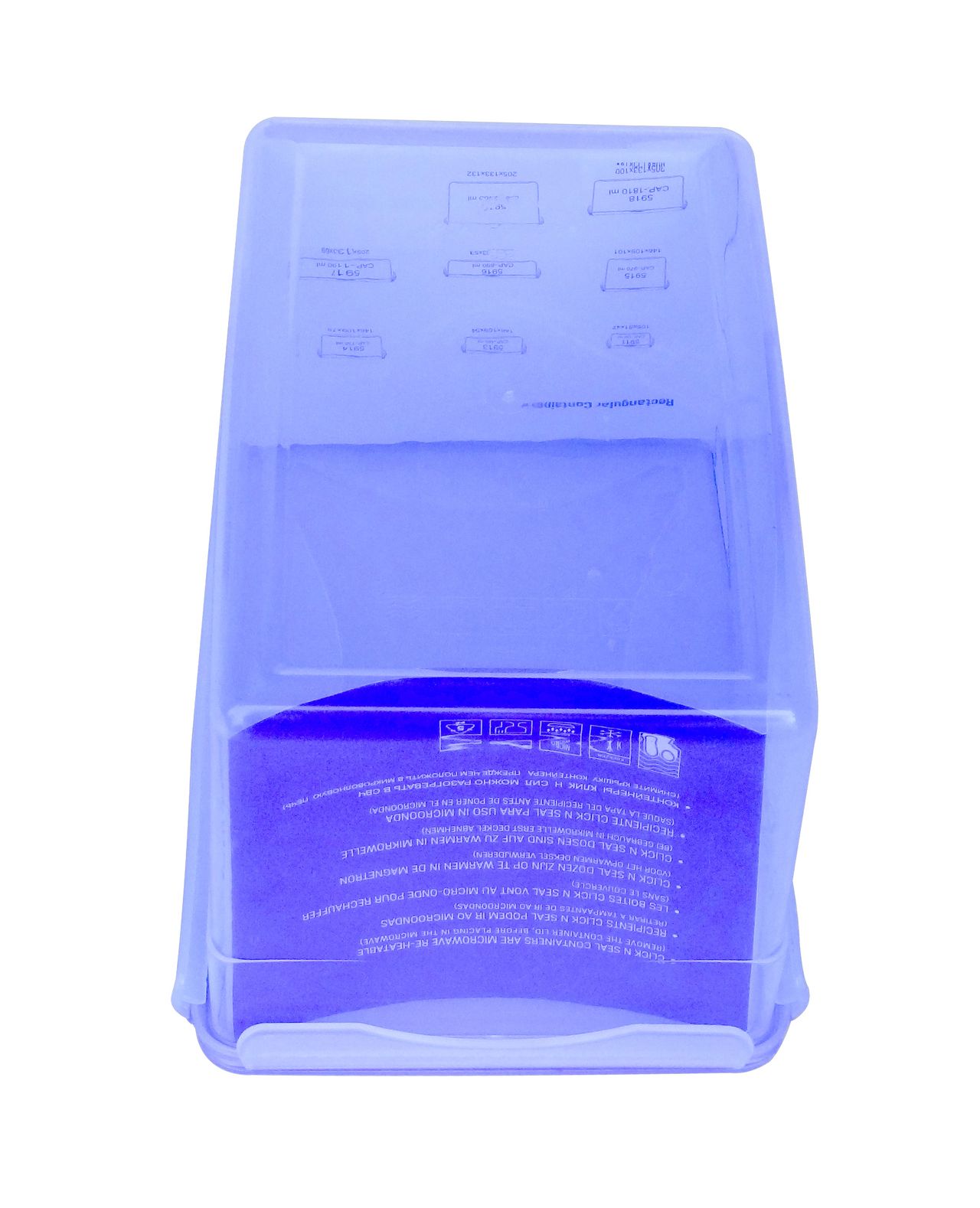 Princeware Click N Seal Rectangle Container 5425 ml | 252 x 182 x 163 Mm