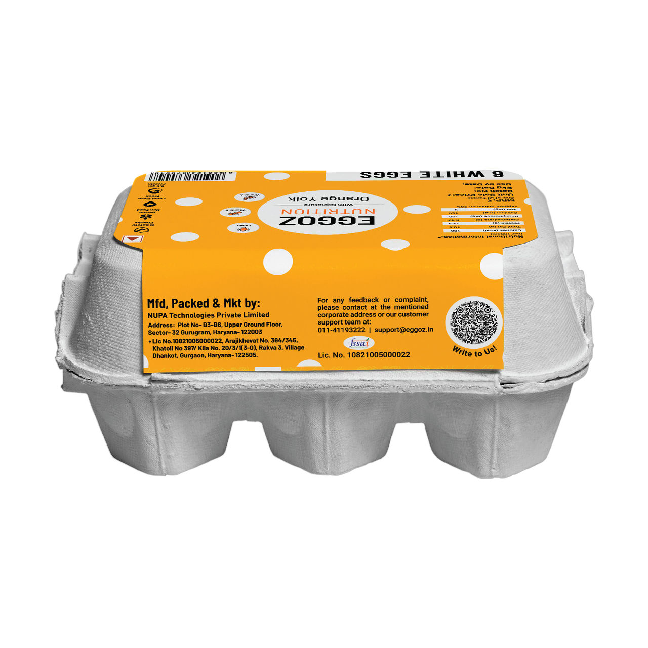 Eggoz Protein Rich Farm Fresh White Eggs