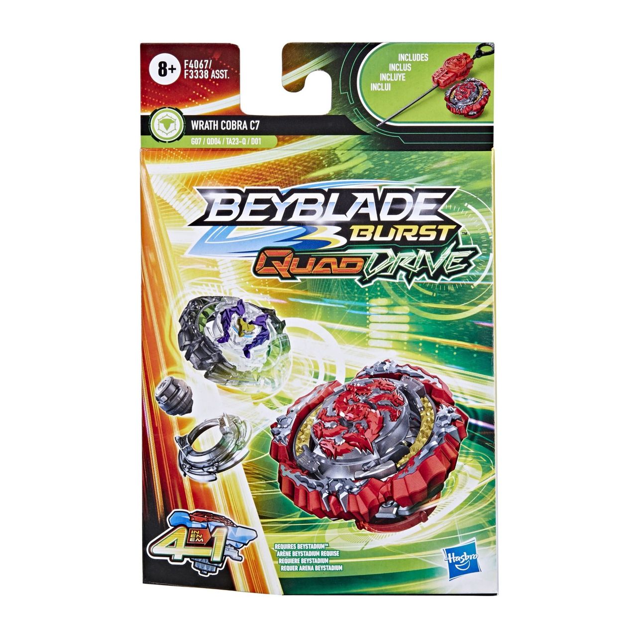 Hasbro BeyBlade Wrath Cobra C7
