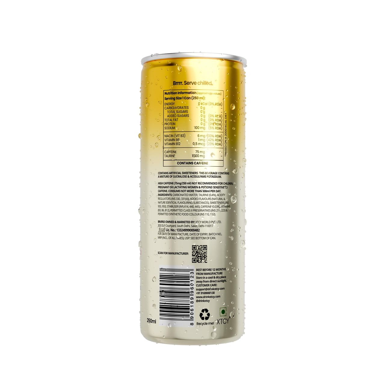 XTCY Mango Energy Drink