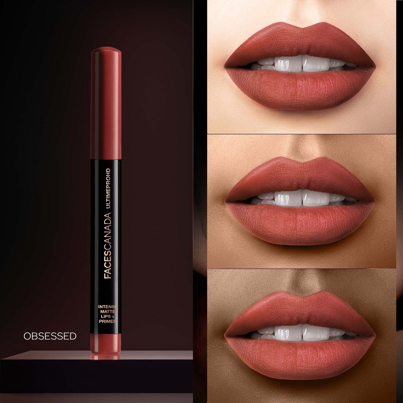 Faces Canada Ultime Pro Hd Intense Matte Lips + Primer - Perfection 01
