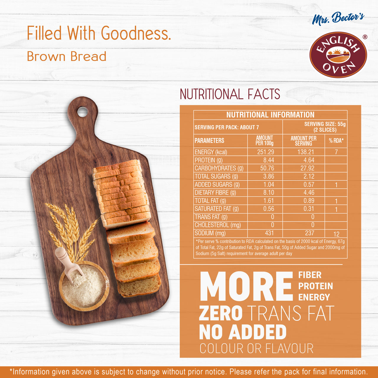 English Oven Brown Bread