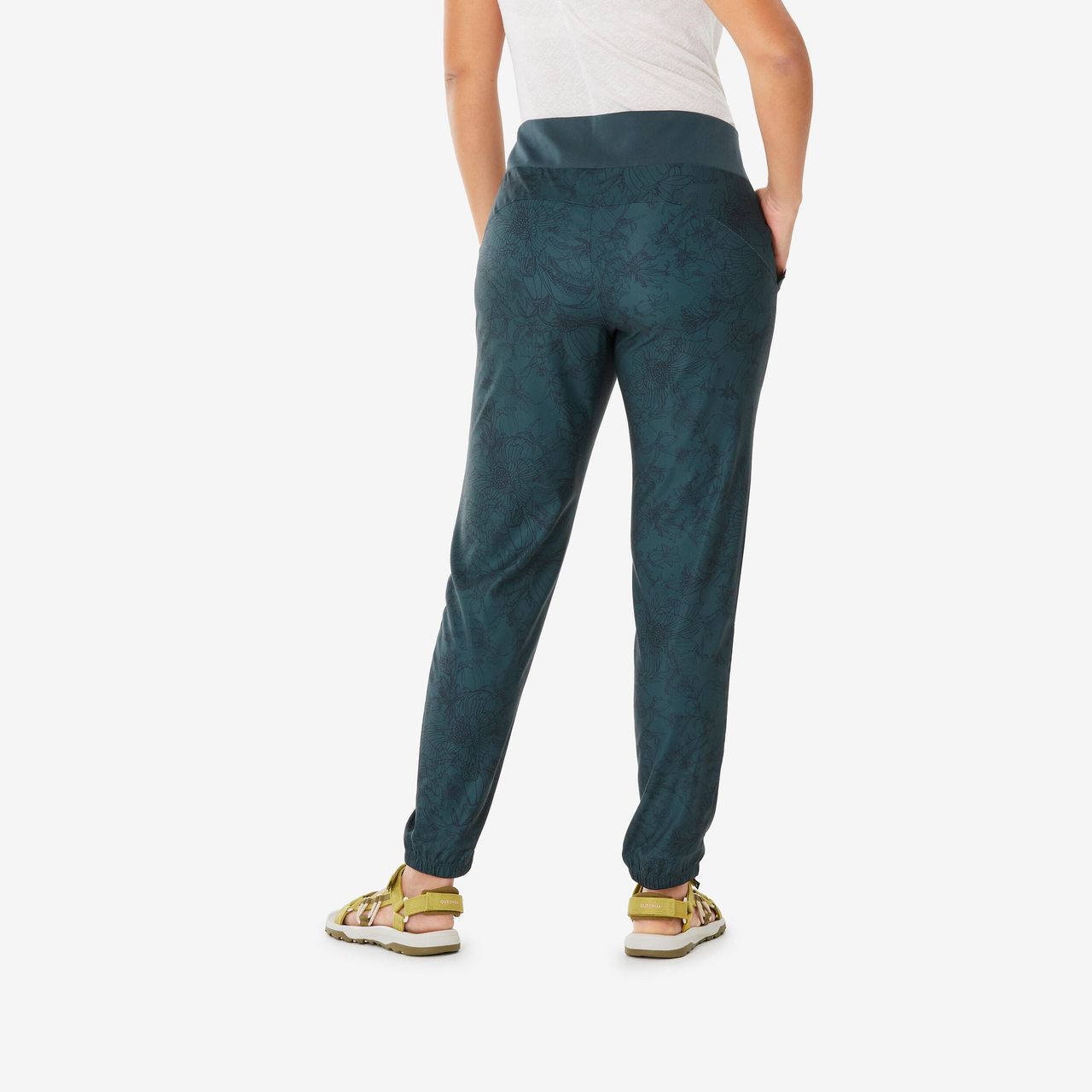 Quechua By Decathlon | Womens Hiking Trousers - Sage Green, UK 14