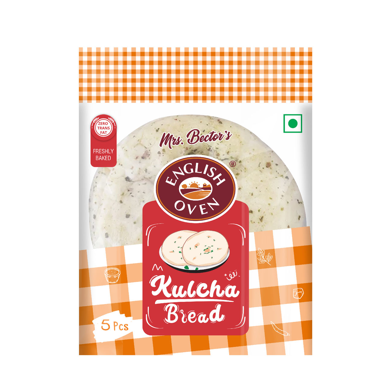 English Oven Kulcha Bread