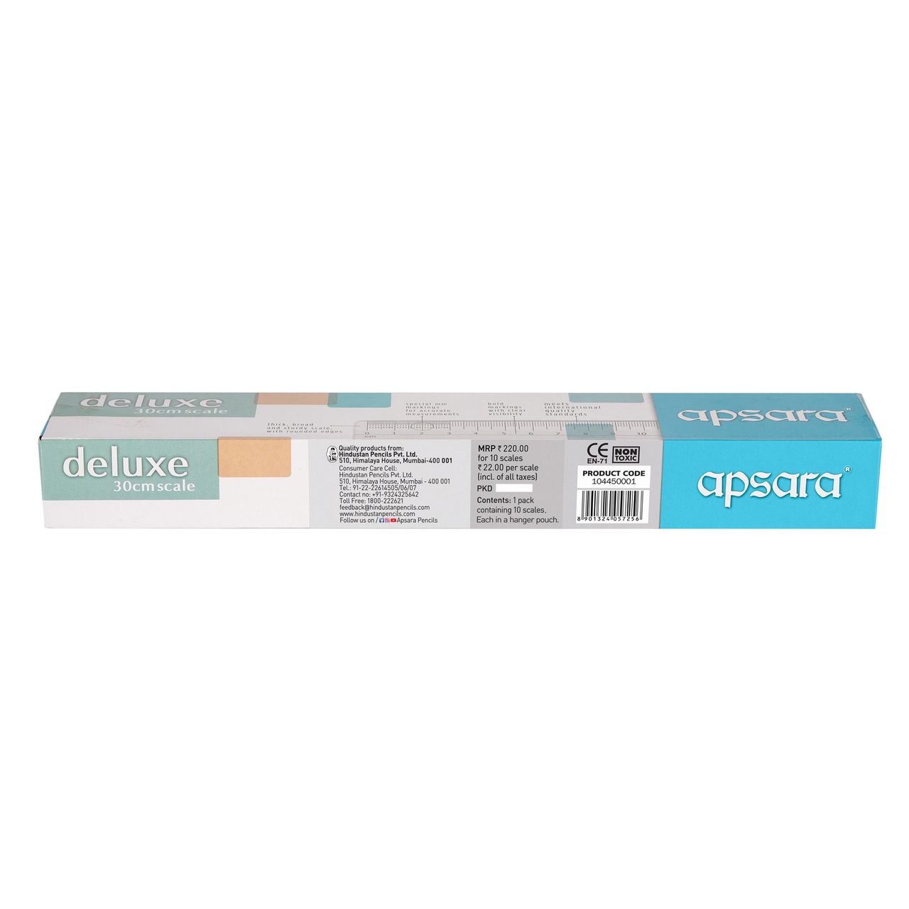 Apsara Deluxe 30 Cm Transparent Scale | Pack of 10 | Return Gift Set