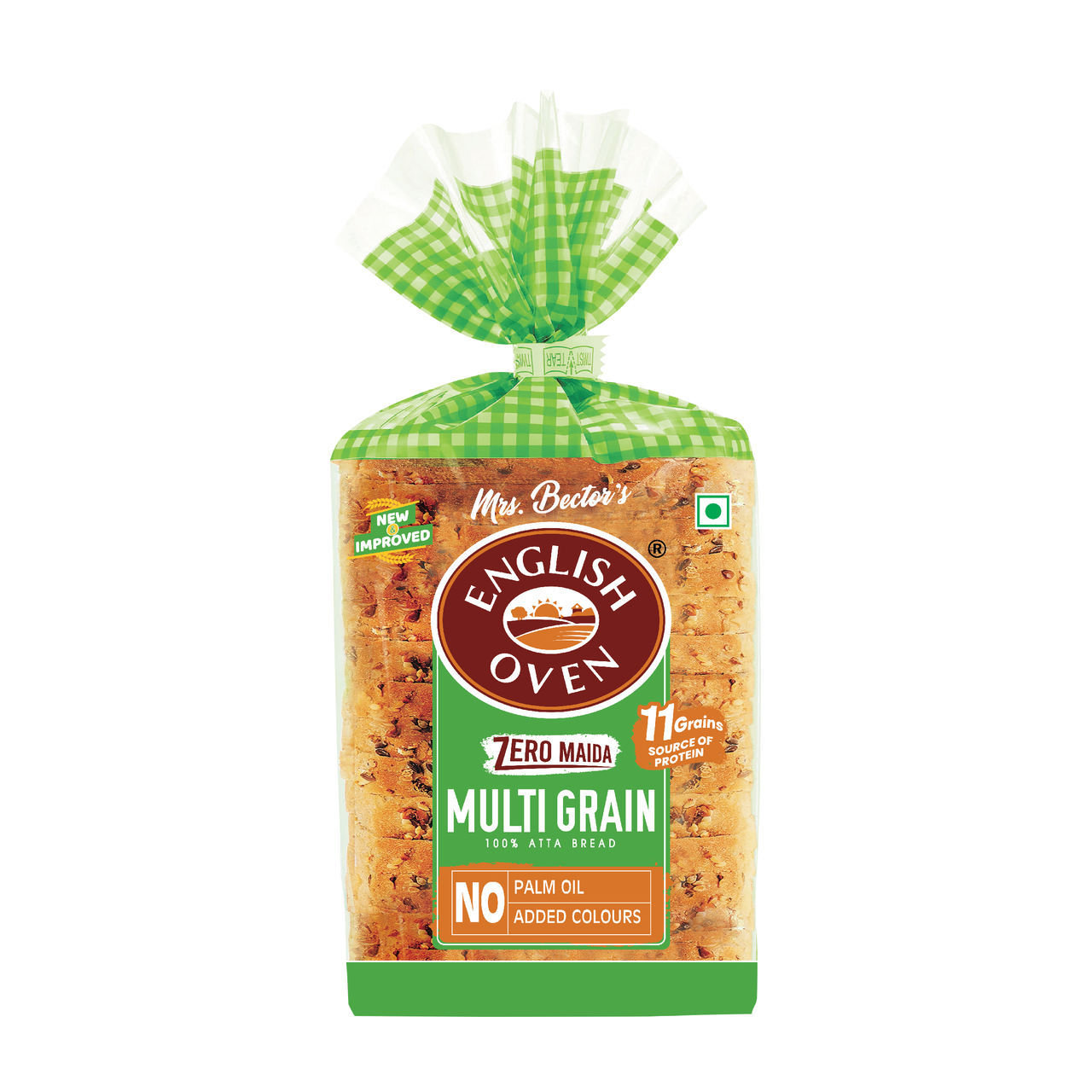 English Oven Zero Maida Multigrain Bread 400 g Combo