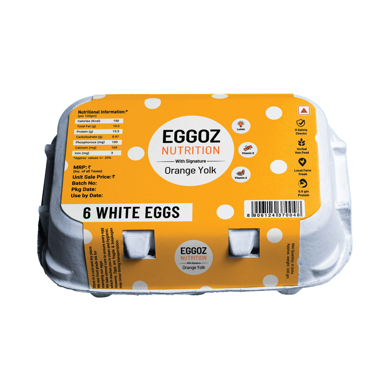 Eggoz Protein Rich Farm Fresh White Eggs