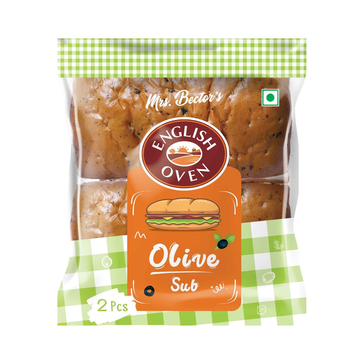 English Oven Sub Olive Bread