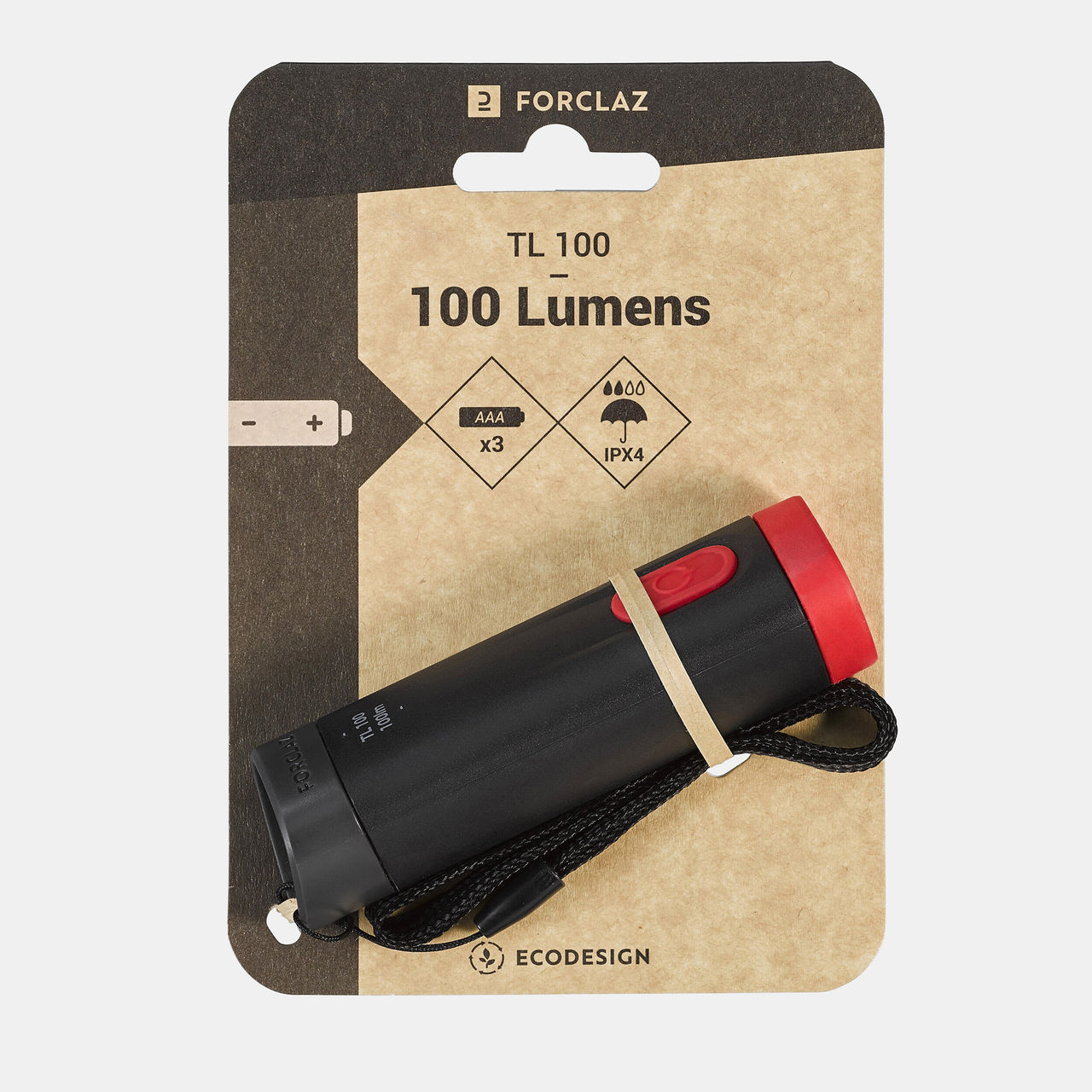 Forclaz By Decathlon | Battery Tourchlight - Red