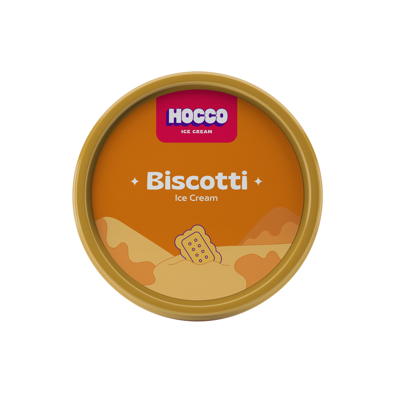 Hocco Biscotti Jumbo Ice Cream Cup 110 ml Combo