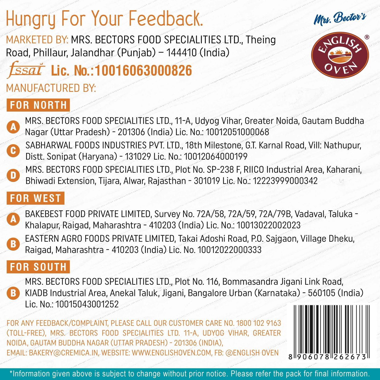English Oven Sub Multigrain Bread 160 g Combo