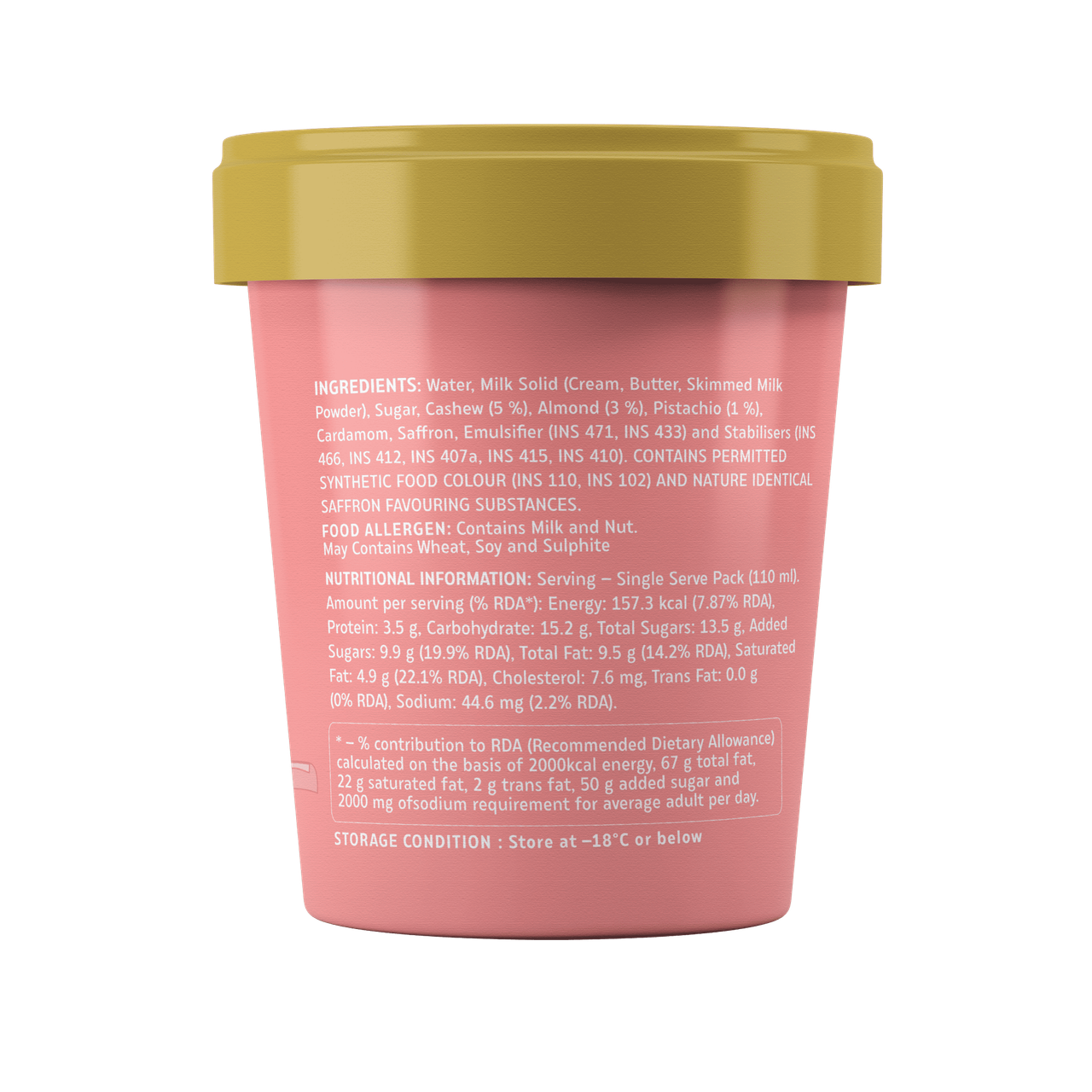 Hocco Rajbhog Jumbo Ice Cream Cup Cup 110 ml Combo