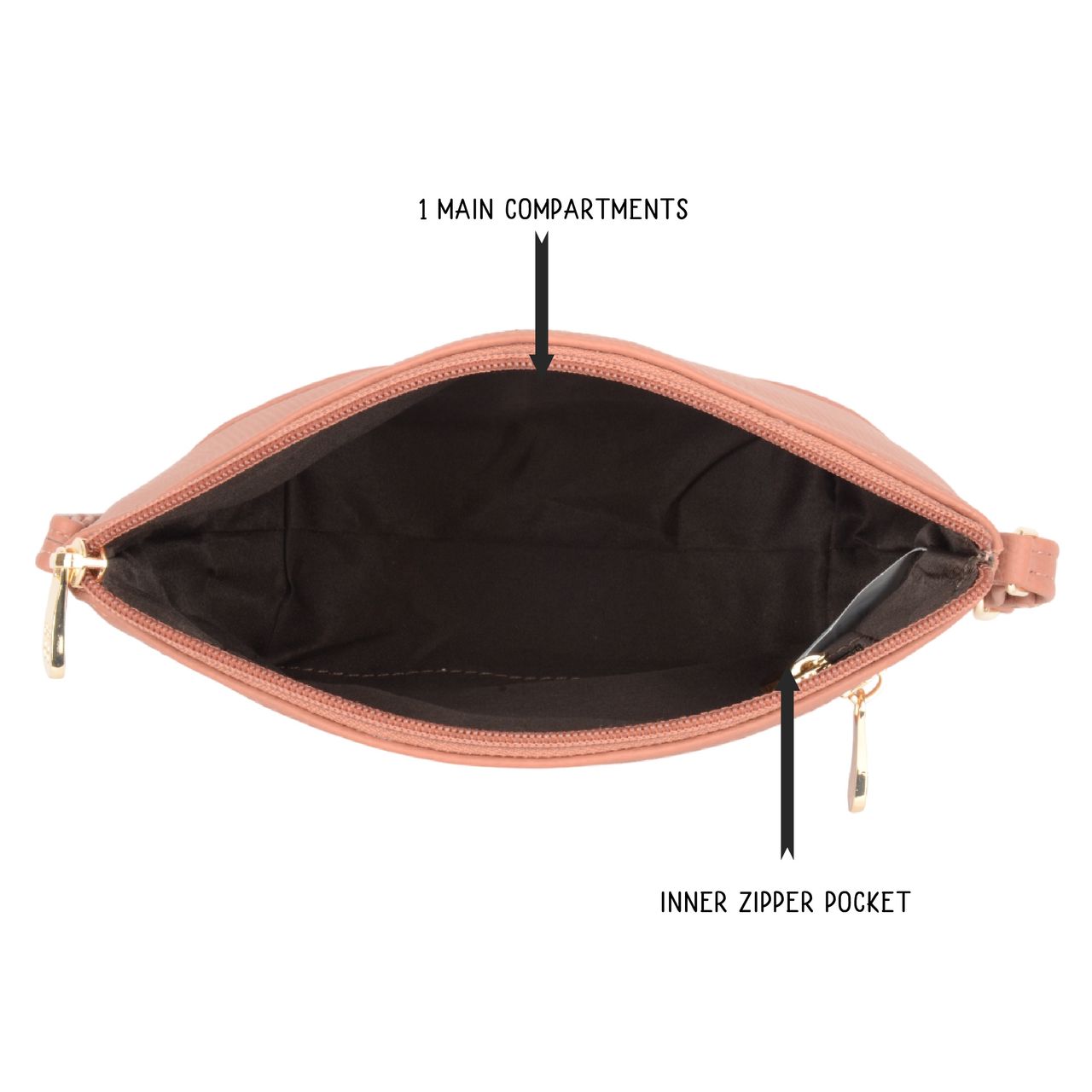 Baggit Women's Nodt Sling Bag | Rust