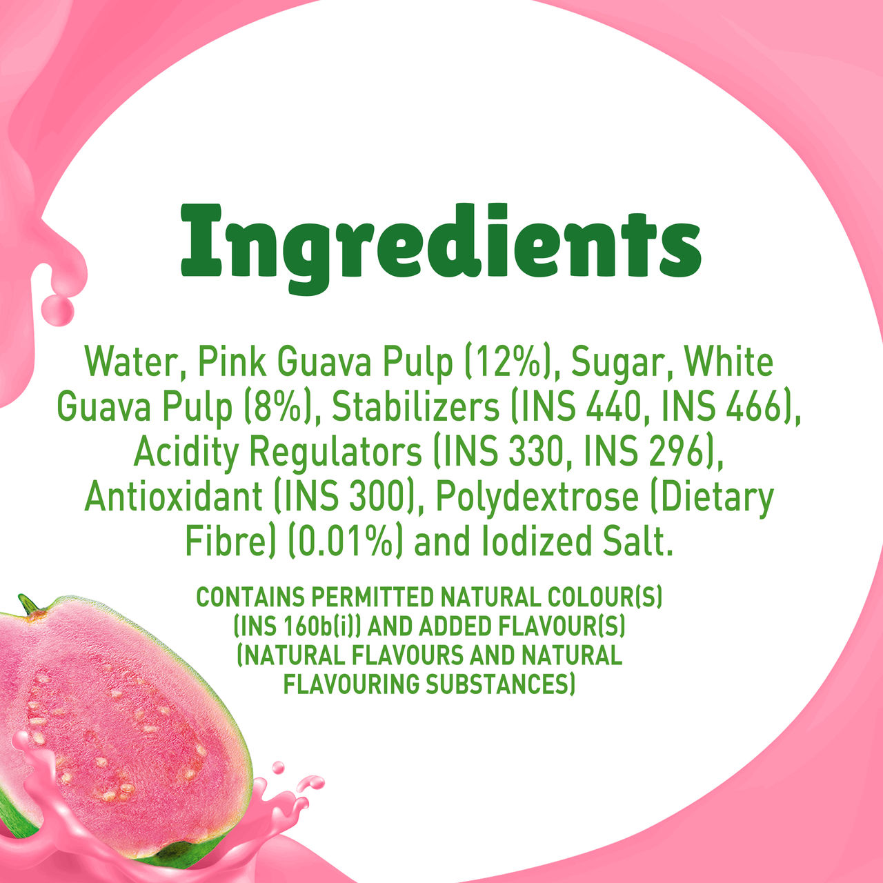 B Natural Guava Fruit Juice